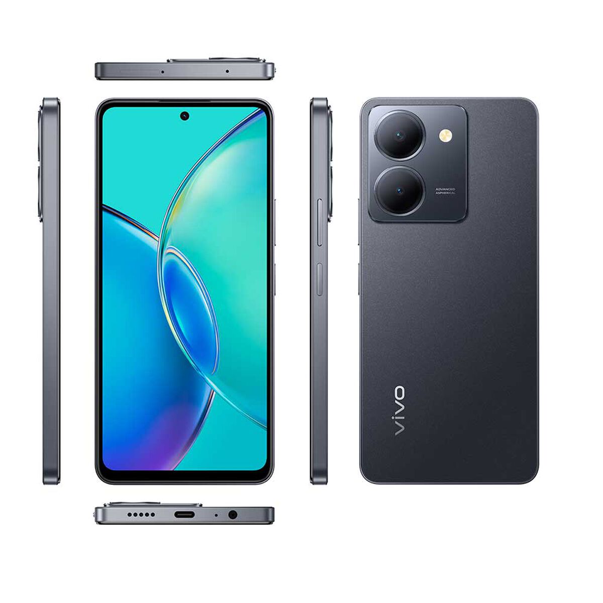 Celular Vivo Y36 5G 256GB 6,64" Negro místico Liberado