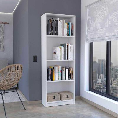 Biblioteca Recta TuHome Home E1 Blanco