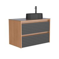 Vanitorio Aereo Vekkahome Osaka 1 Cajón Negro