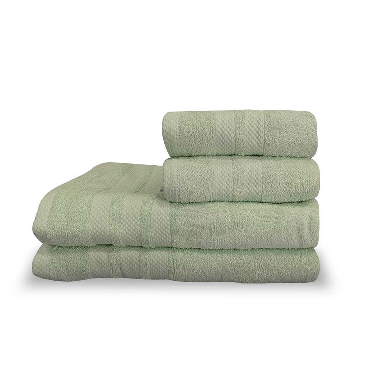 Set Toallas Illusions 4 Piezas Menta
