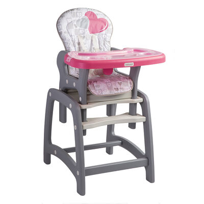 Silla de Comer Portatil Kinder SX Rosada Bebesit