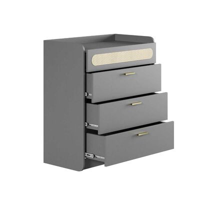 Imagen 2 del producto Comoda Amuv 3 Cajones Gris