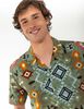 Camisa Algodón Estampada Manga Corta Hombre Fiorucci