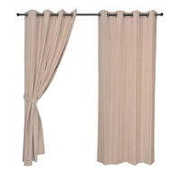 Set Cortinas Sunout Argolla Beige 140X220 Cm