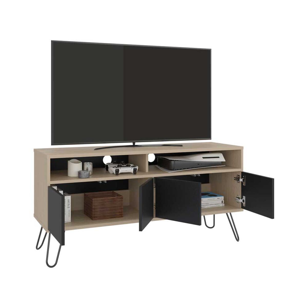 Panel TV Tuhome Vassel Hasta 55" Cartagena y Wengue