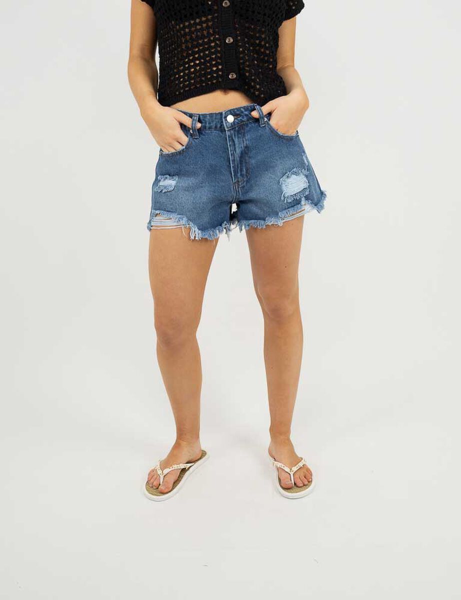 Short Mini Denim Mujer Icono