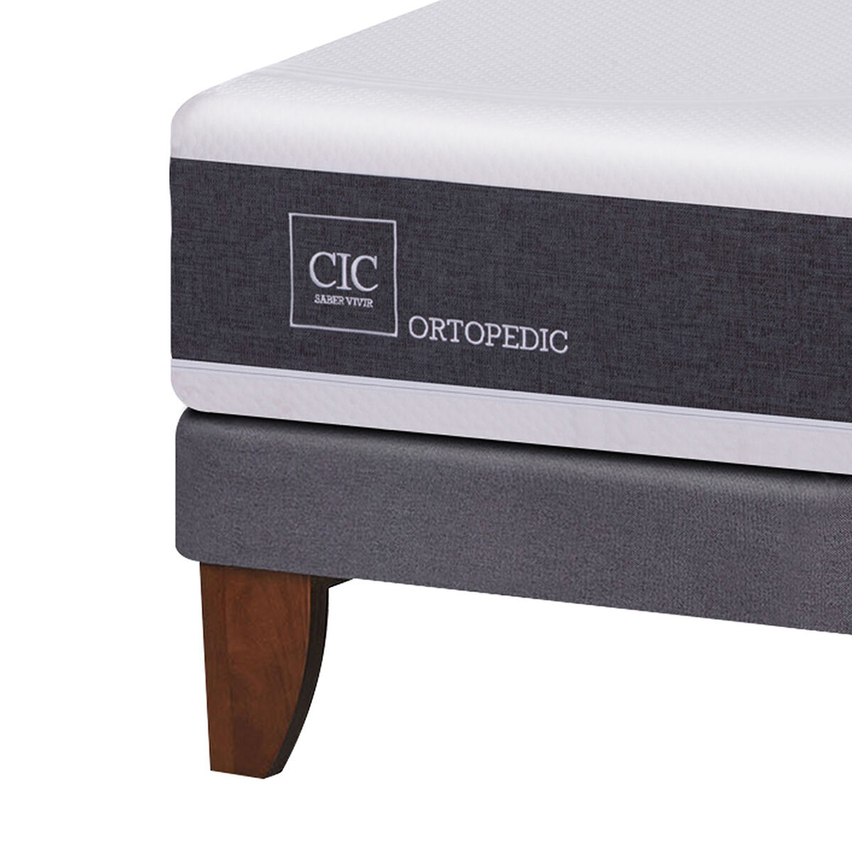 Cama Europea CIC Base Dividida 2 Plazas Ortopedic