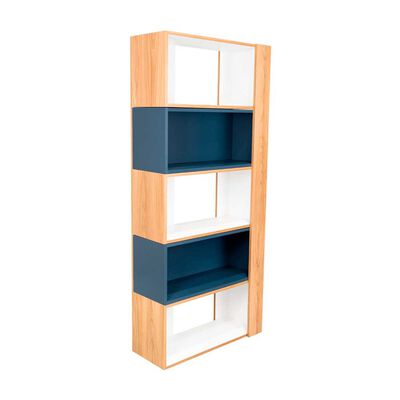 TUHOME Biblioteca Tuhome Beijing Kronos Azul-Blanco