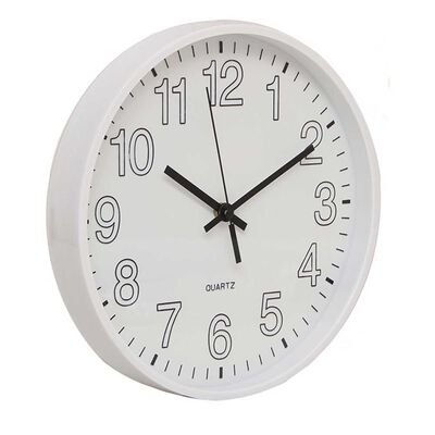 Imagen 2 del producto Reloj de Pared Plástico Vgo Circular 30 cm Blanco