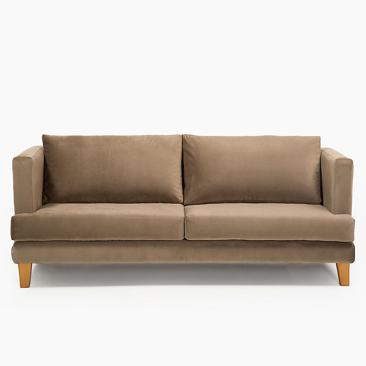 Juego de Living Barra Design Larisa Sofá 3 Cuerpos + Dos Sillones 1 Cuerpo Beige