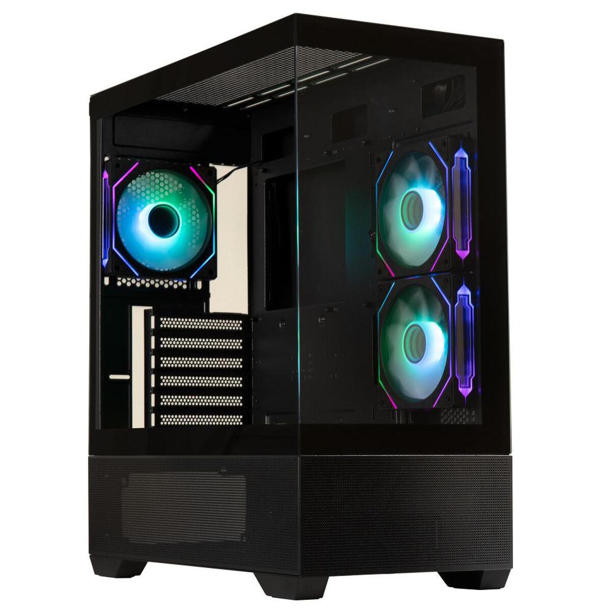 Gabinete BitFenix/ ​​Ceto Cubi ATX/ 3 Ventiladores/ Negro
