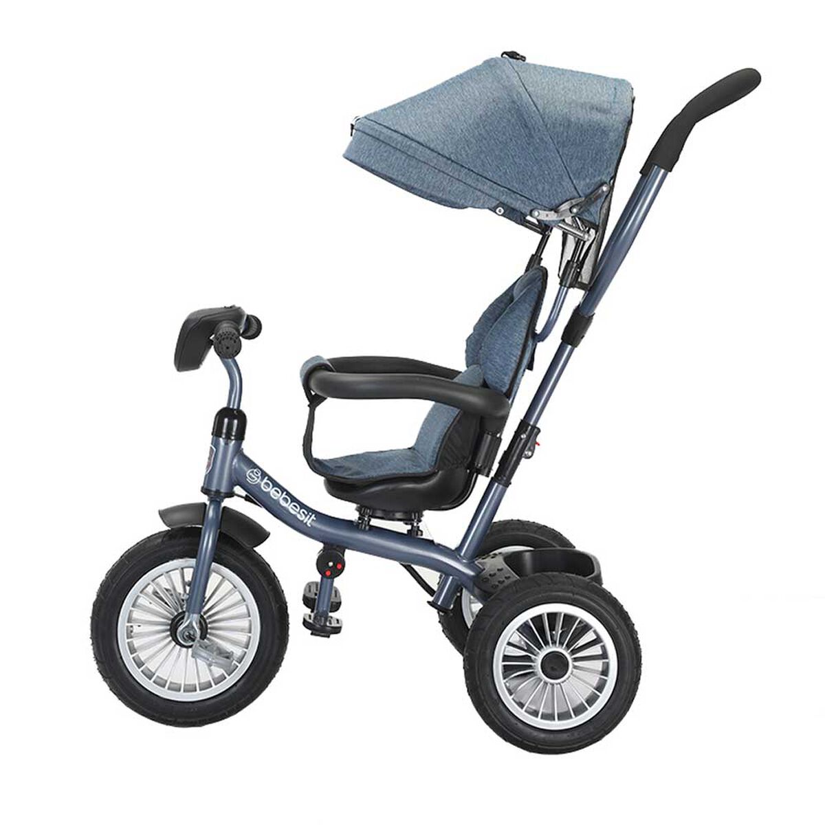 Triciclo Paseo Infantil Azul Bebesit
