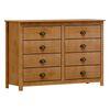 C&oacute;moda Roca Posadas 8 Cajones Nogal