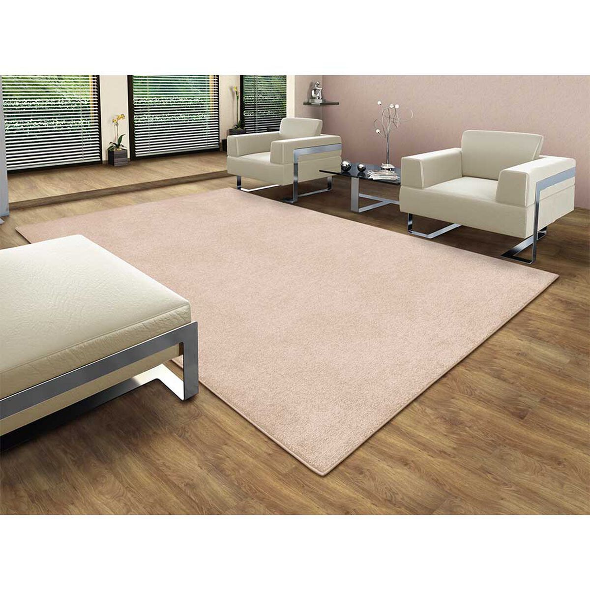 Alfombra Decocasa Ecletik Nude 200 x 250 cm Ambar