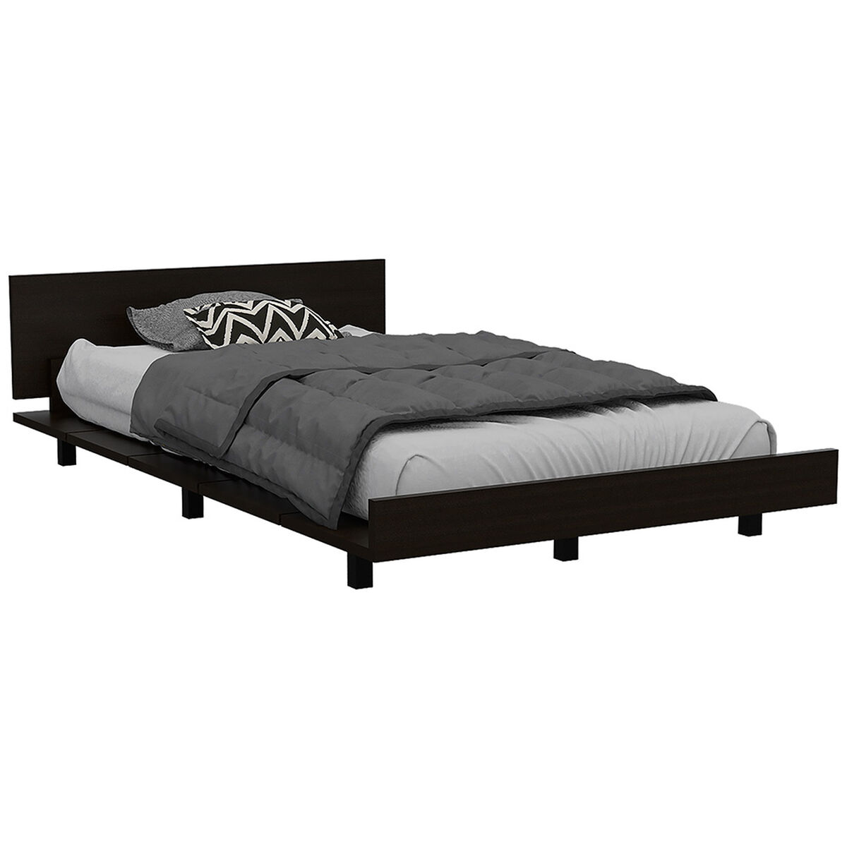 Cama 1,5 Plazas + 1 Velador TuHome Kaia