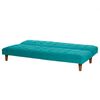Fut&oacute;n Latam Home Turin Velvet 3 Cuerpos Turquesa