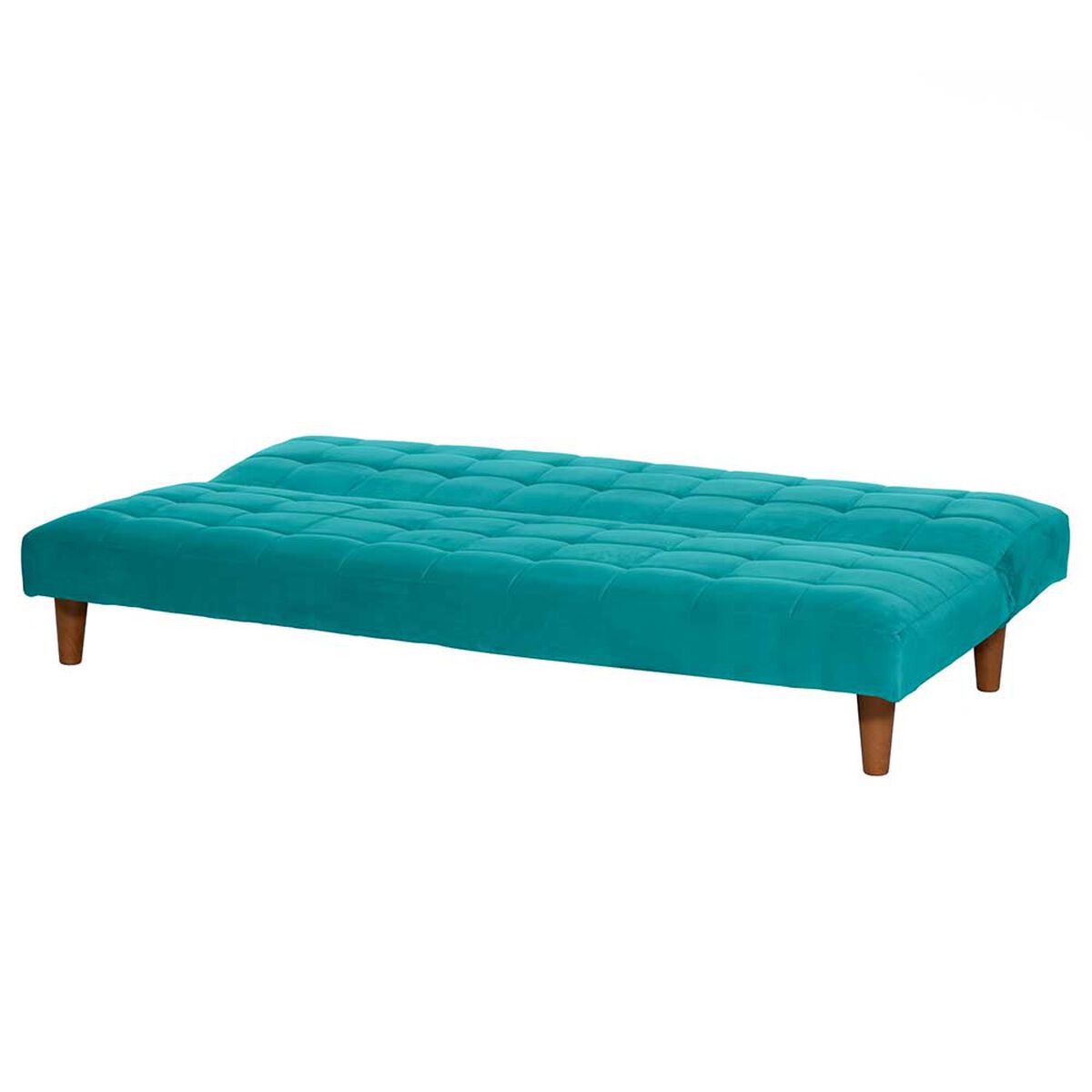 Fut&oacute;n Latam Home Turin Velvet 3 Cuerpos Turquesa