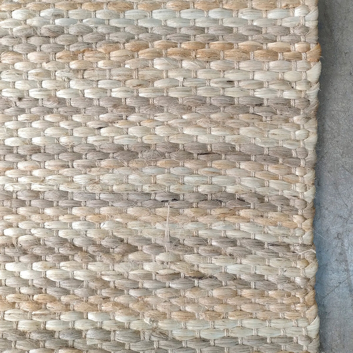 Alfombra Jute Idetex Braided Kaya 200x300 cm Gris