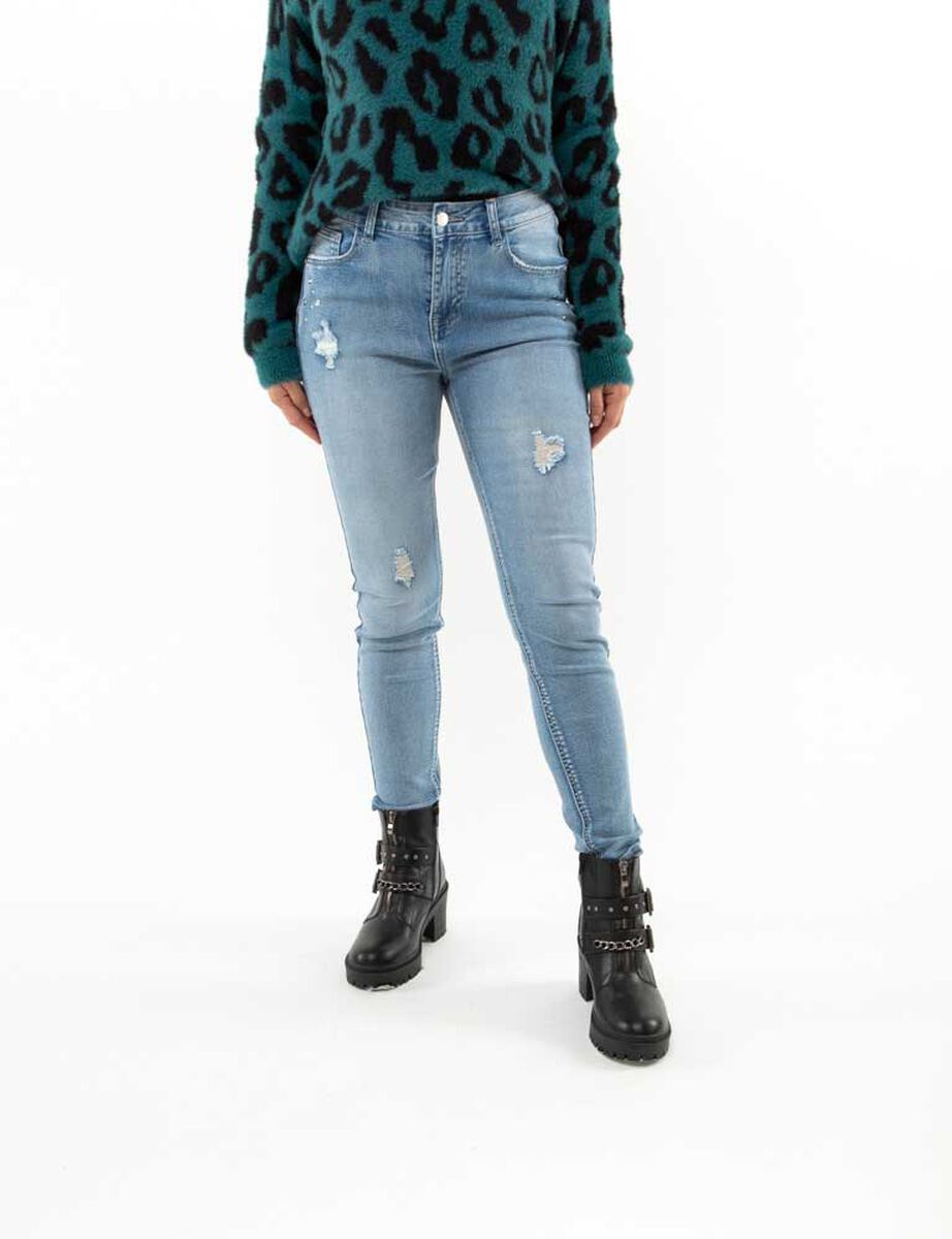 Jeans Skinny Push Up  Mujer Fiorucci