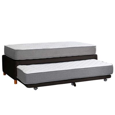 Cama Nido Latam Home 1,5 Plazas Zen Best Tela Negro