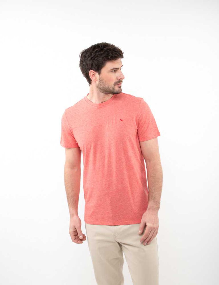 Polera Lisa Manga Corta Hombre Portman Club