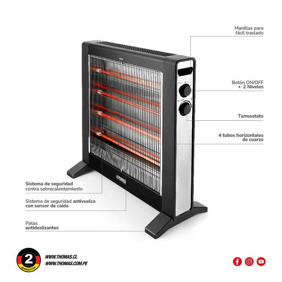Radiador Thomas TH-RFC55