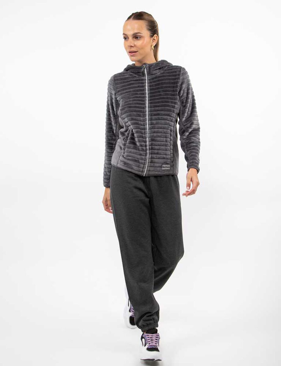 Poleron Deportivo Mujer Black County