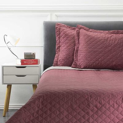 Imagen 1 del producto Cubrecama Bicolor Casanova 1,5 Plazas Grape