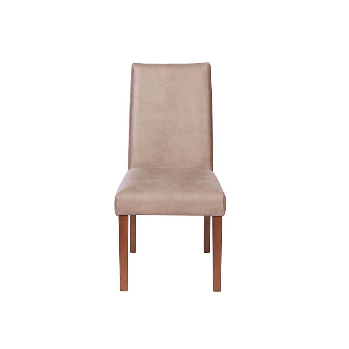 Juego de Comedor Latam Home Sevilla Cadiz 2 Sillas + 2 Bancas Cuero Kentucky Beige