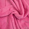 Frazada Poliéster Doral 2 Plazas Deluxe Fucsia