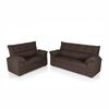 Sof&aacute; Retr&aacute;ctil Reclinable Mons Magnum 3 Cuerpos Boucl&eacute; White