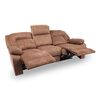 Bergere Reclinable Furnitech Nashville 3 Cuerpos Café