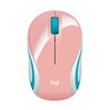 Mouse Inalámbrico Ultraportátil Logitech M187 Rosado