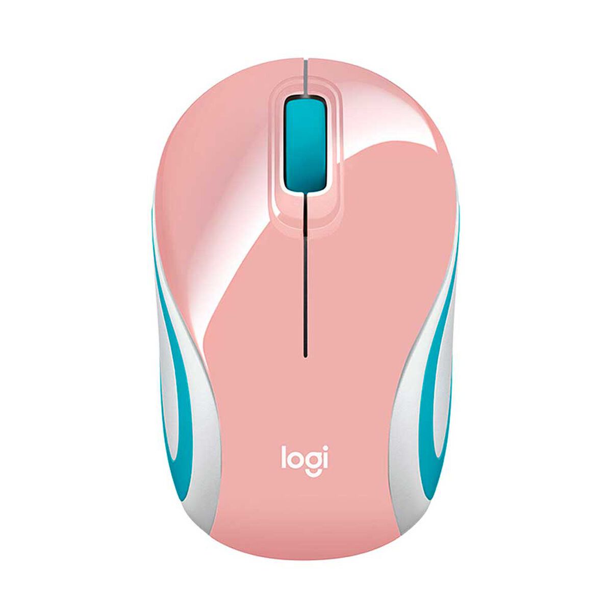 Mouse Inalámbrico Ultraportátil Logitech M187 Rosado