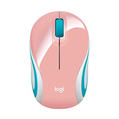 Mouse Inalámbrico Ultraportátil Logitech M187 Rosado