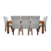 Juego de Comedor Living Factory Teka 8 Sillas Gris