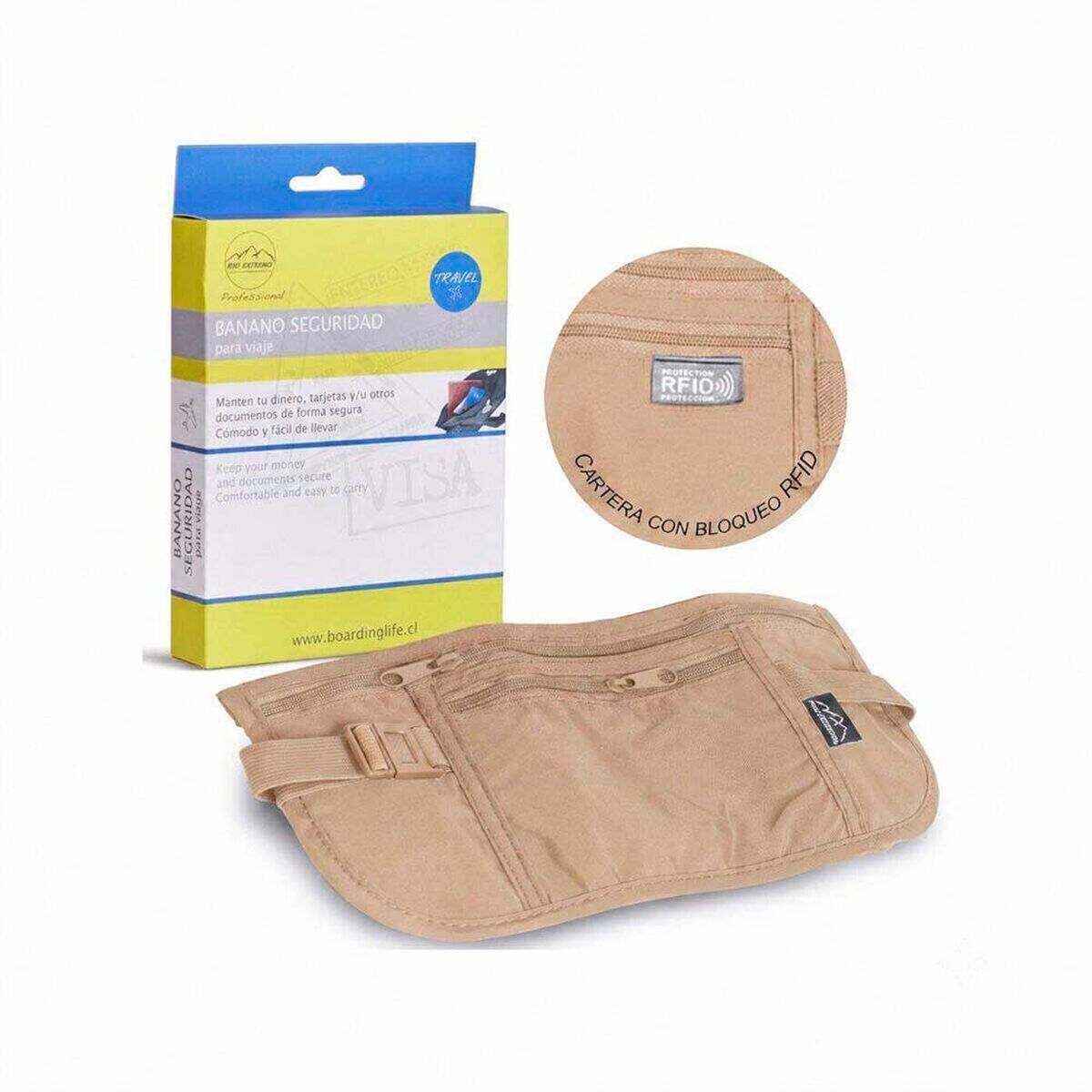 Banano para Viajes Beige Pro Outdoor