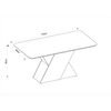 Juego de Comedor Vekkahome Rubi Lia 6 Sillas Café Beige