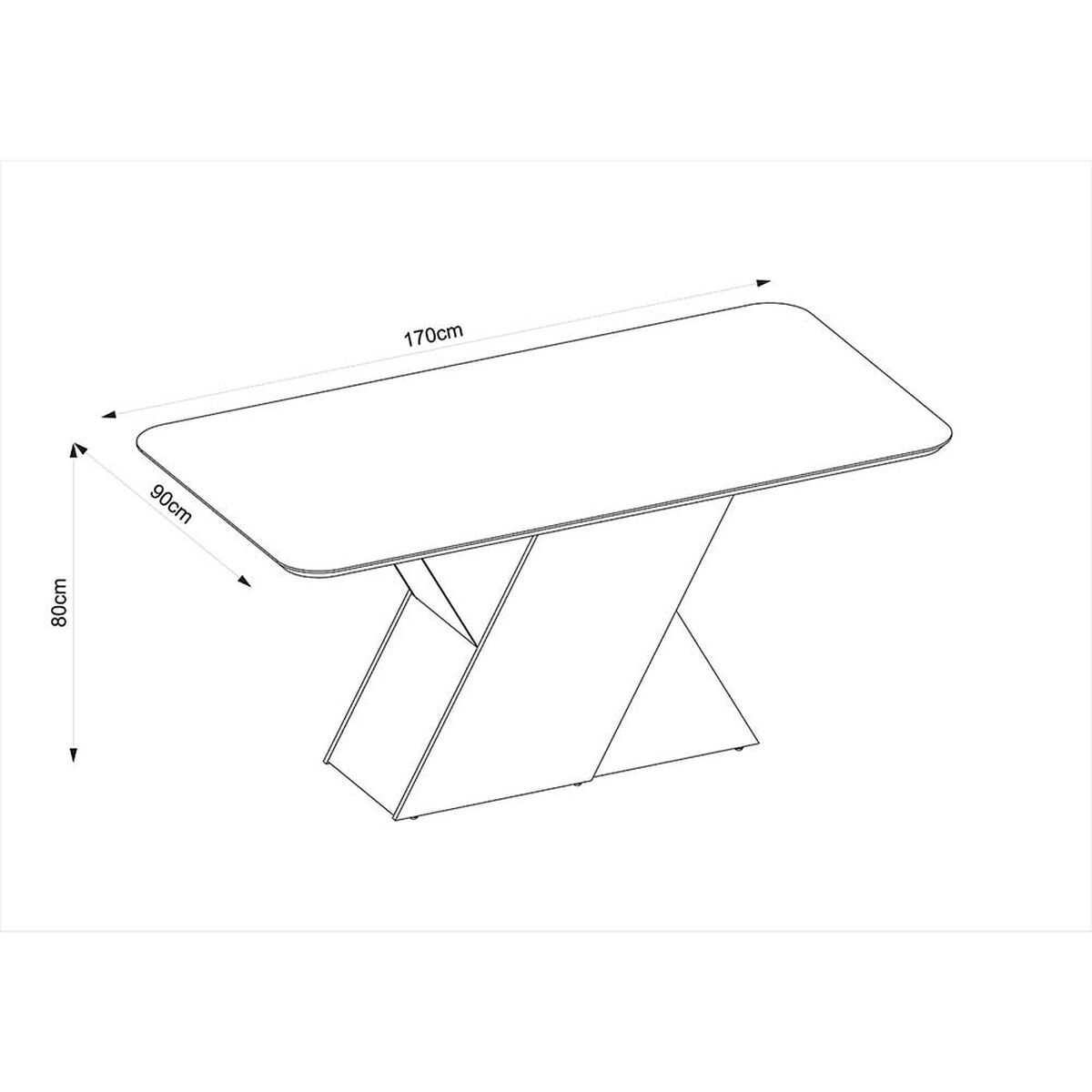 Juego de Comedor Vekkahome Rubi Lia 6 Sillas Café Beige