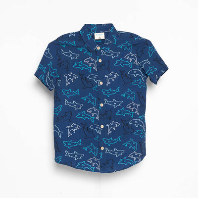 Camisa Manga Corta Niño Chess