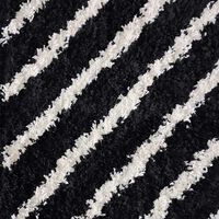 Alfombra Idetex Shaggy Guiza 200 x 150 Negro