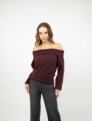 Imagen 1 del producto Sweater Mujer Soviet Burdeo