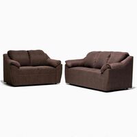 Juego de Living Cabsur Genova 5 Cuerpos Chocolate