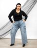Jeans Cargo Mujer Extralindas