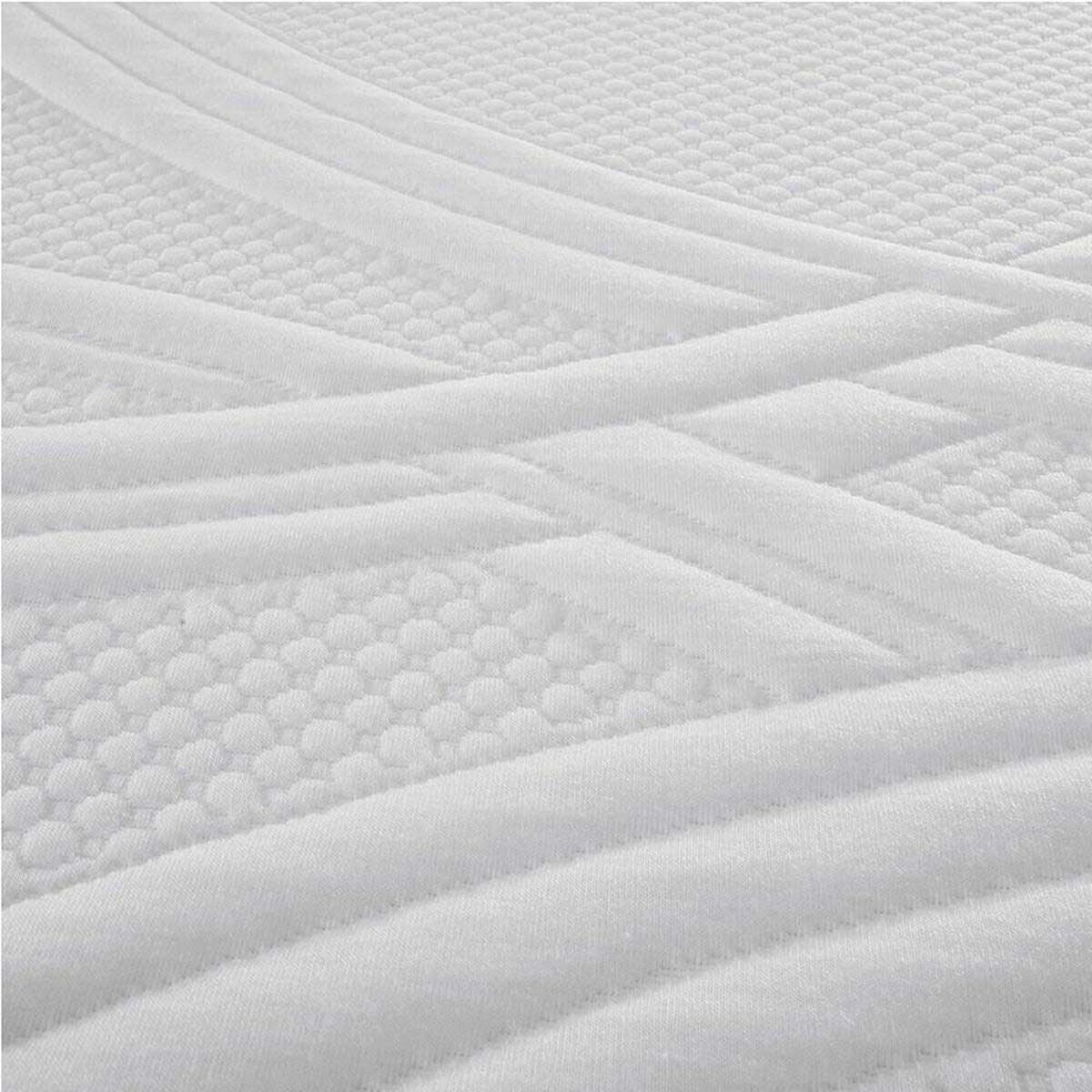 Cama Europea CIC Base Dividida King Ortopedic + Respaldo + 2 Veladores Baker