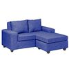 Sofá Seccional Innovamuebles Kahlo 3 Cuerpos Azul