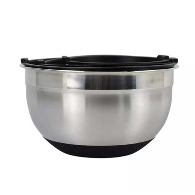 Imagen 2 del producto Set 3 Bowls con Tapa Acero Inoxidable Antideslizante Simplit