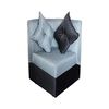 Modular Diseño A&M Home Madison Derecho 5 Cuerpos Negro Gris