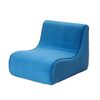 Sillón Bodevir Komodo Felpa 1 Cuerpo Azul Rey 