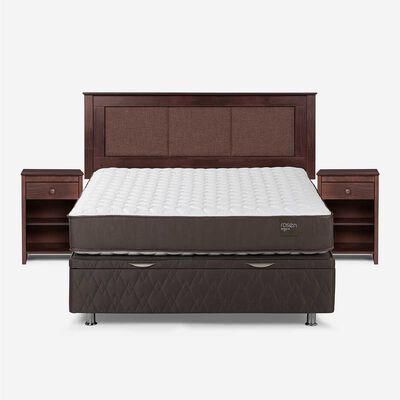 Boxet Rosen 2 Plazas Ergo T + Respaldo + 2 Veladores